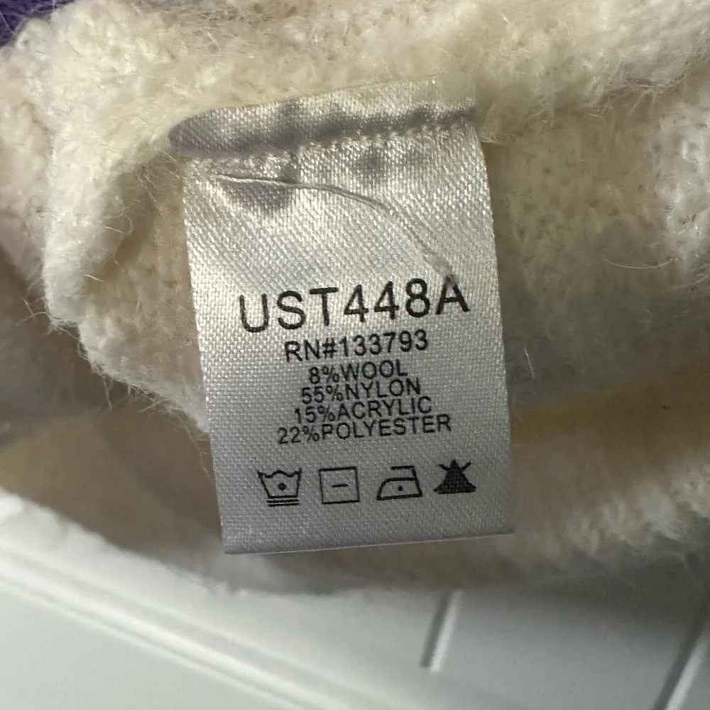 POL Cream Strawberry Knit Sweater | Short Sleeve - Picture 3 of 3